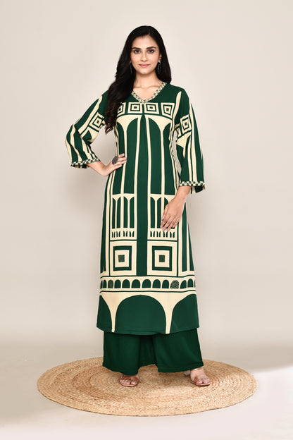 Tanjore Rajasthan Print 2 Pcs Kurta Set