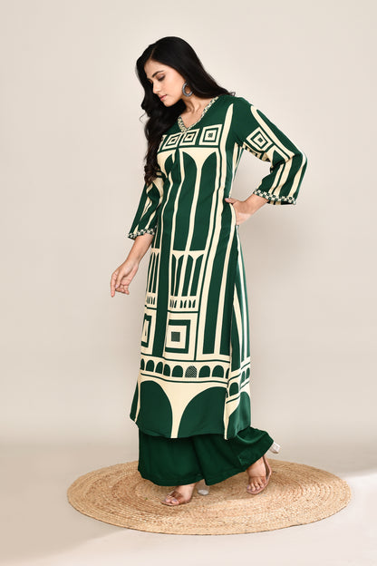 Tanjore Rajasthan Print 2 Pcs Kurta Set