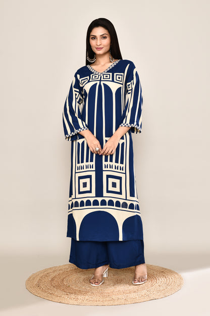 Tanjore Rajasthan Print 2 Pcs Kurta Set