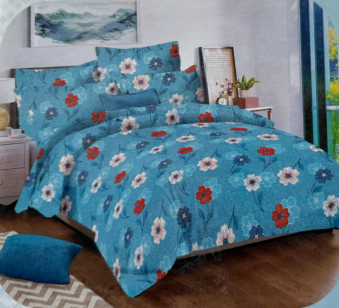 Ivory - Bloom (1 Besheet, 2 Pillowcases)